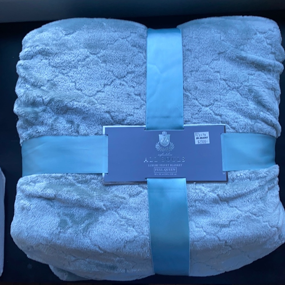 New Large Luxury Velvet Blanket Full/Queen